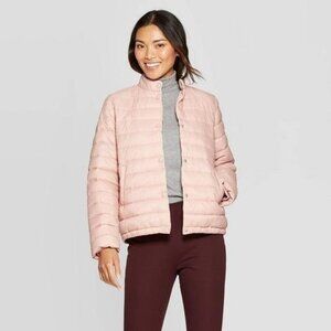 Women's Short Quilted Puffer Jacket XS by a new day
